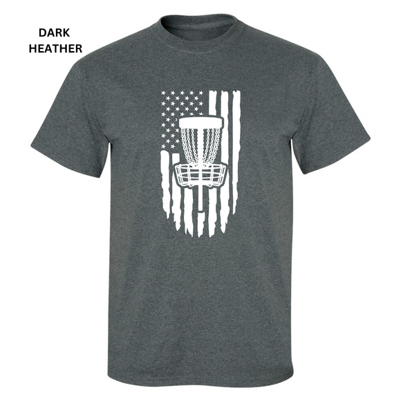 Disc Golf T-Shirt PATRIOTIC AMERICAN FLAG Shirt Choose SZ COLOR - Picture 5 of 16